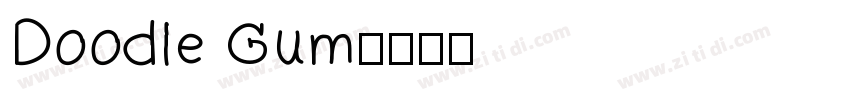 Doodle Gum字体转换